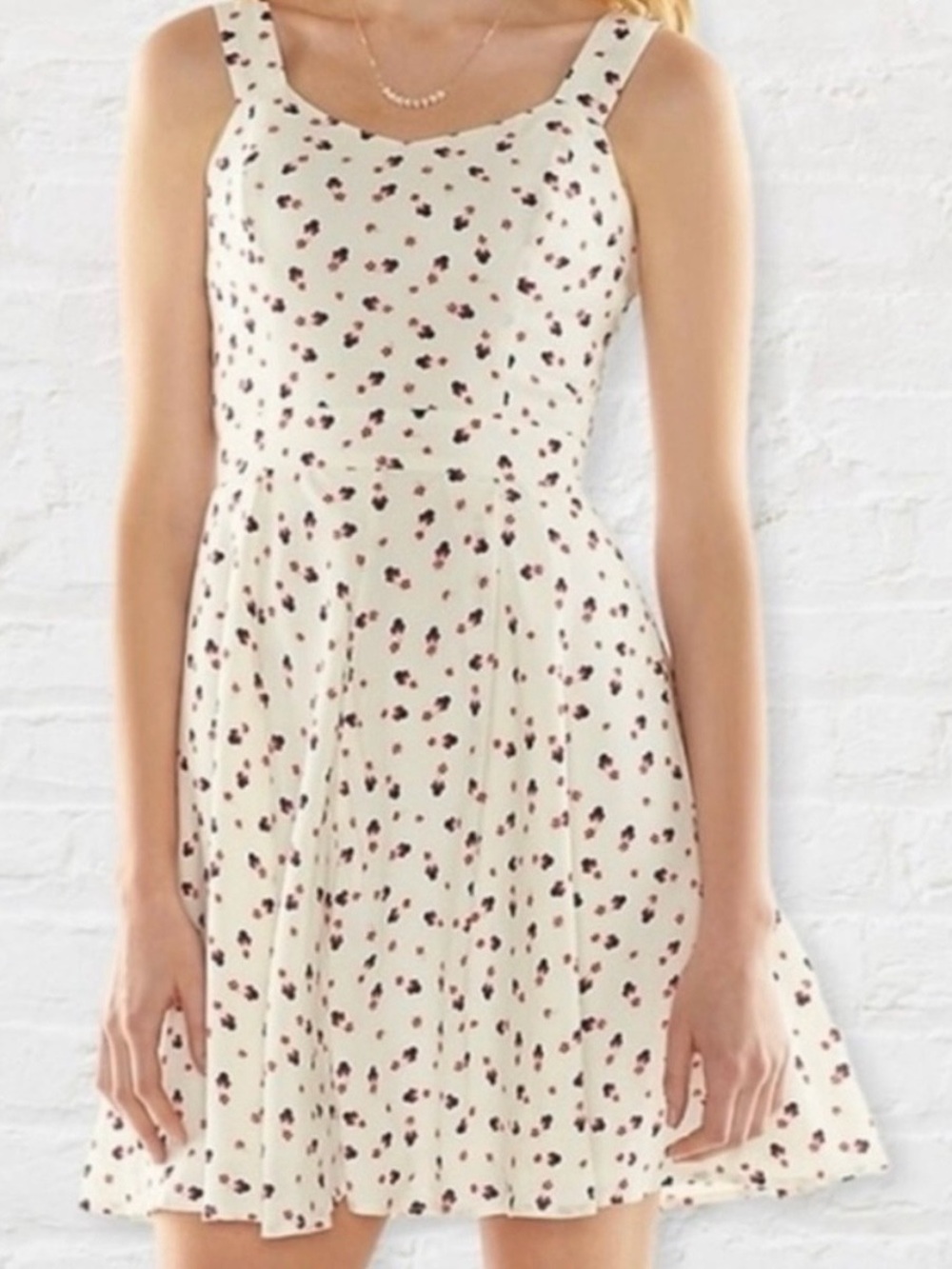 Lauren Conrad Disney Minnie Mouse Bow Back Fit & Flare Dress Size 14